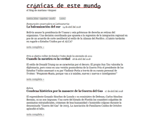 Tablet Screenshot of cronicasdeestemundo.com.ar